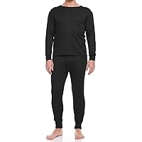 Nautica Men's Long Sleeve Base Layer Set Crewneck Waffle